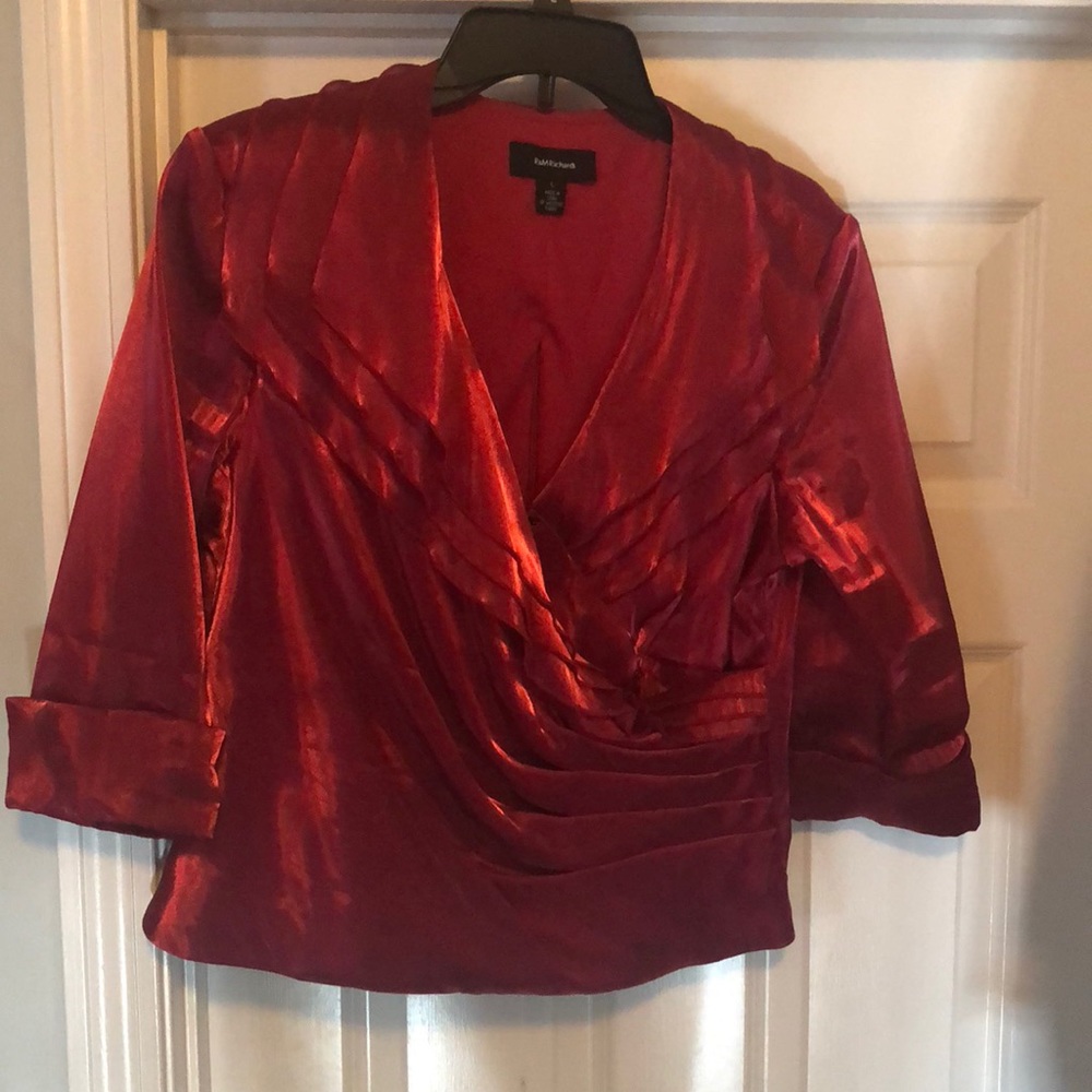 Red blouse